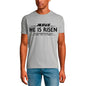 ULTRABASIC Herren-T-Shirt „He is Risen Hallelujah – Jesus Christus“-T-Shirt