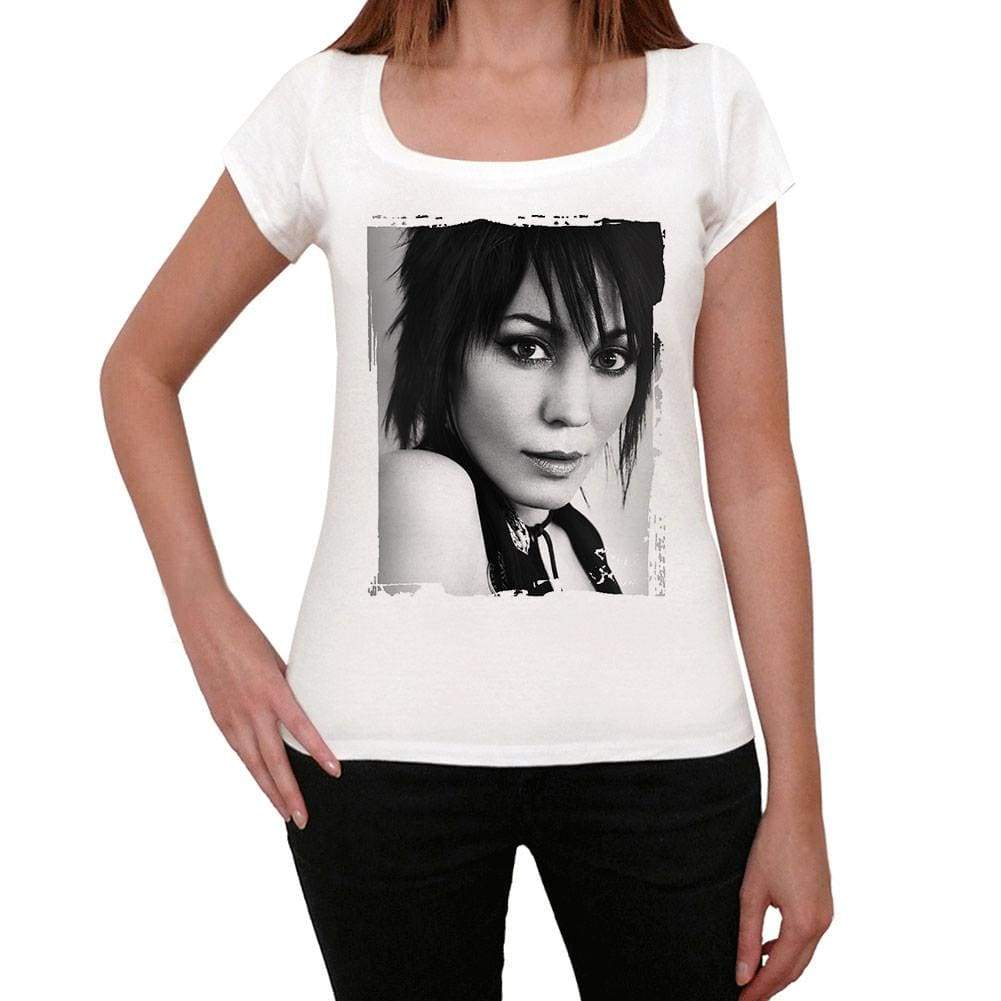 Joan Jett Womens T-Shirt White Birthday Gift 00514 - White / Xs - Casual