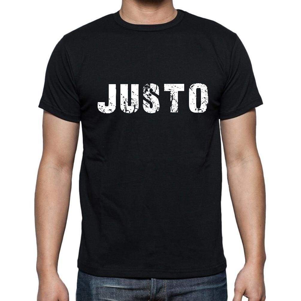 Justo Mens Short Sleeve Round Neck T-Shirt - Casual