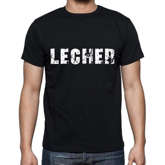 Lecher Mens Short Sleeve Round Neck T-Shirt 00004 - Casual