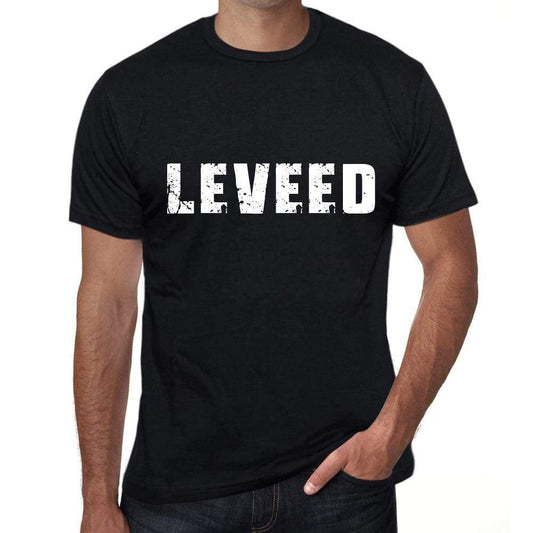 Leveed Mens Vintage T Shirt Black Birthday Gift 00554 - Black / Xs - Casual