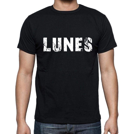 Lunes Mens Short Sleeve Round Neck T-Shirt - Casual