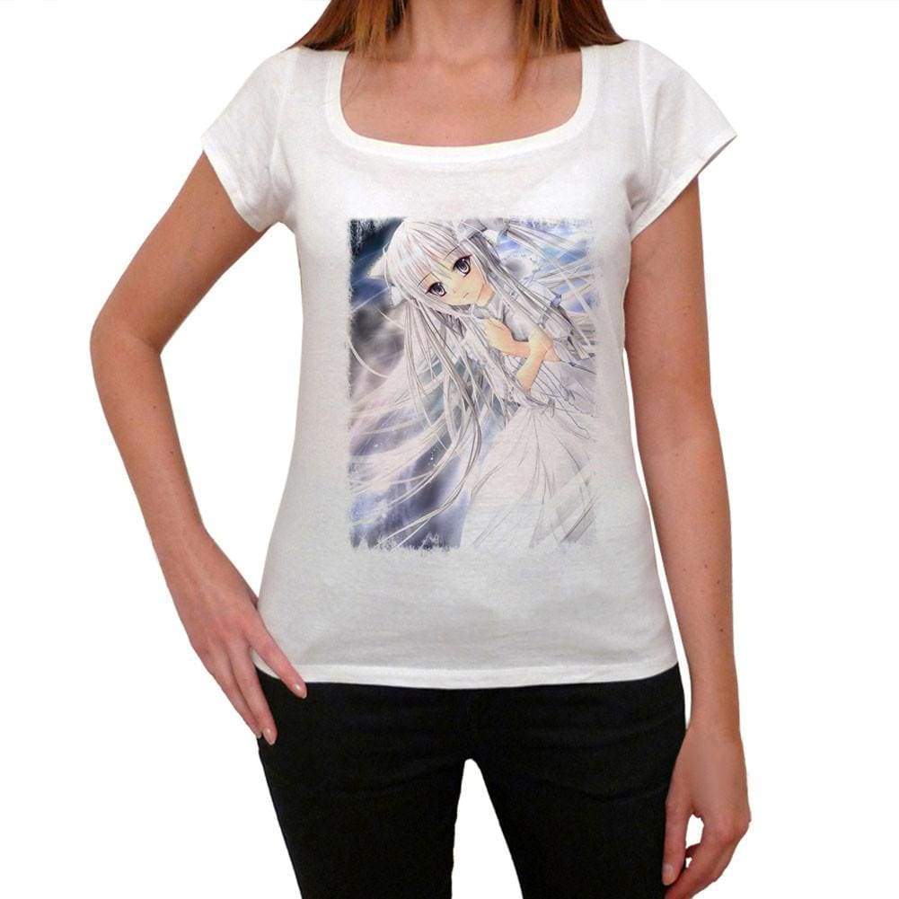 Manga White T-Shirt For Women T Shirt Gift 00088 - T-Shirt