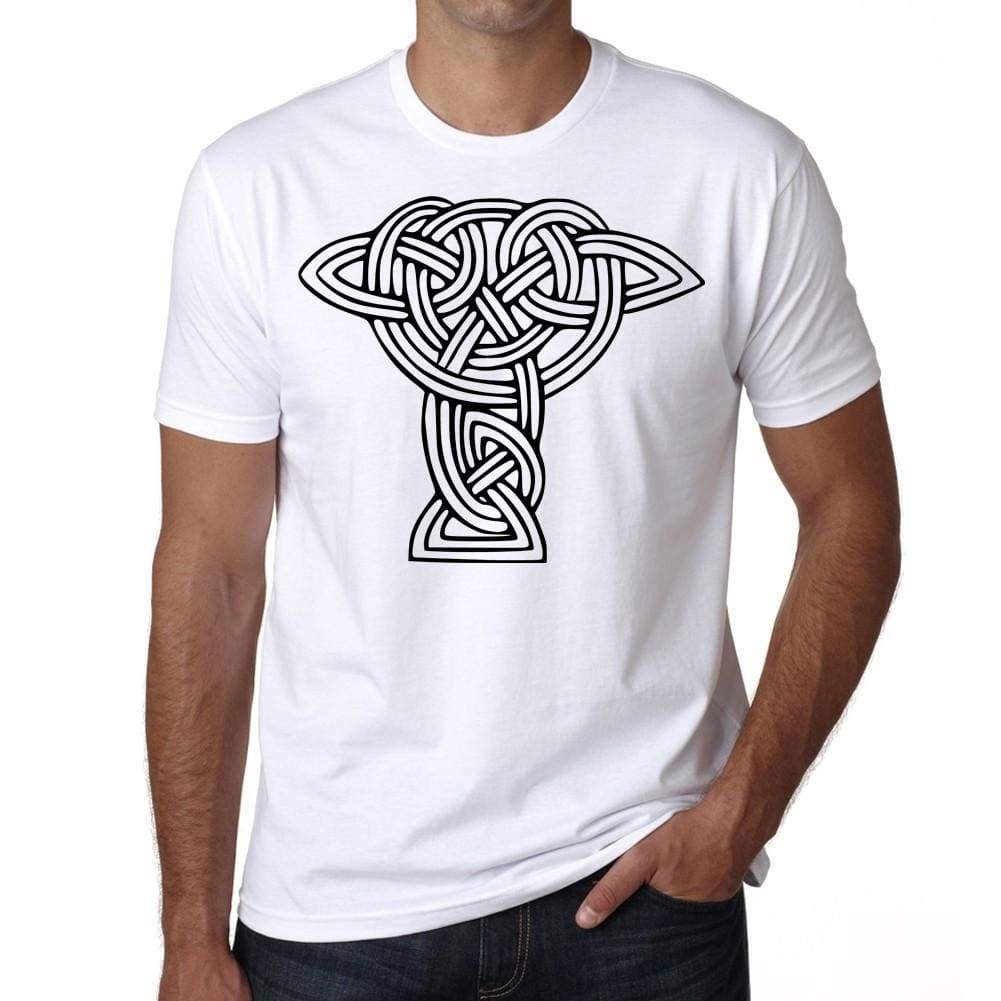 Maori Tribal Tattoo 3 Mens White Tee 100% Cotton 00162