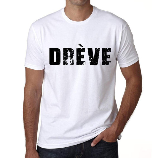 Mens Tee Shirt Vintage T Shirt Dréve X-Small White 00561 - White / Xs - Casual