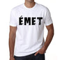 Mens Tee Shirt Vintage T Shirt Èmet X-Small White 00560 - White / Xs - Casual
