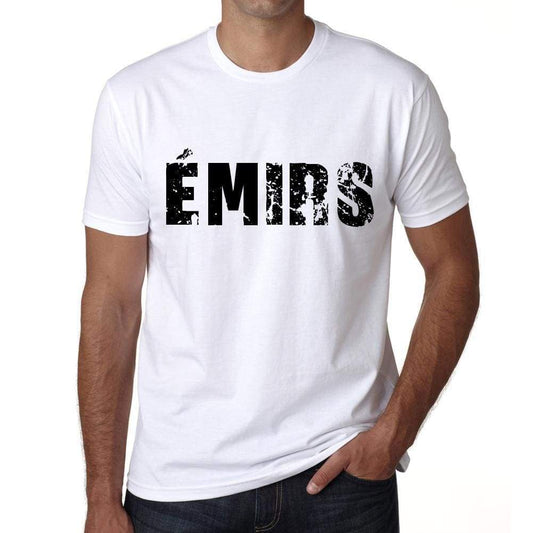 Mens Tee Shirt Vintage T Shirt Émirs X-Small White 00561 - White / Xs - Casual
