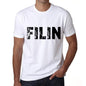 Mens Tee Shirt Vintage T Shirt Filin X-Small White 00561 - White / Xs - Casual