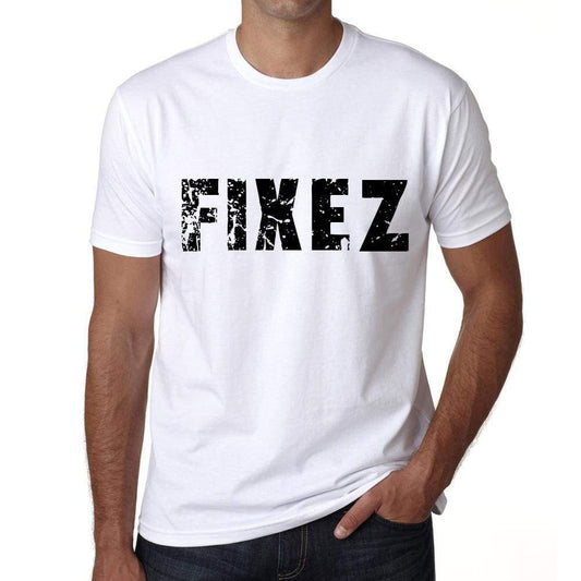 Mens Tee Shirt Vintage T Shirt Fixez X-Small White 00561 - White / Xs - Casual