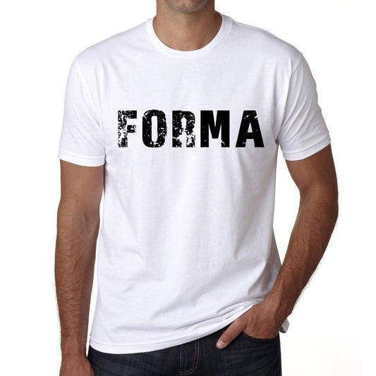 Mens Tee Shirt Vintage T Shirt Forma X-Small White 00561 - White / Xs - Casual