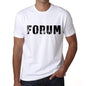 Mens Tee Shirt Vintage T Shirt Forum X-Small White 00561 - White / Xs - Casual