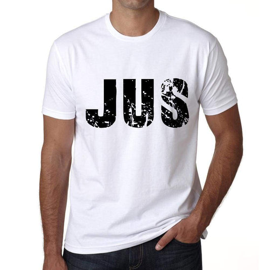 Mens Tee Shirt Vintage T Shirt Jus X-Small White 00559 - White / Xs - Casual