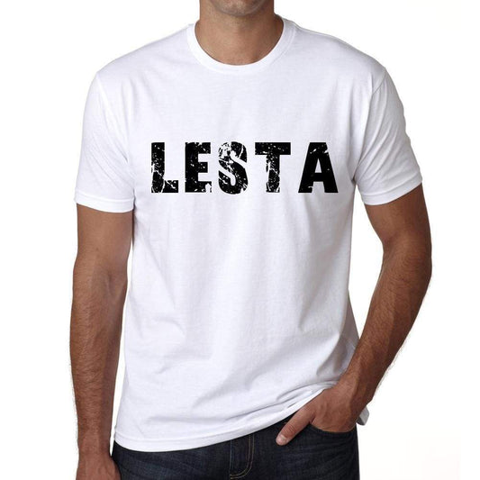 Mens Tee Shirt Vintage T Shirt Lesta X-Small White 00561 - White / Xs - Casual