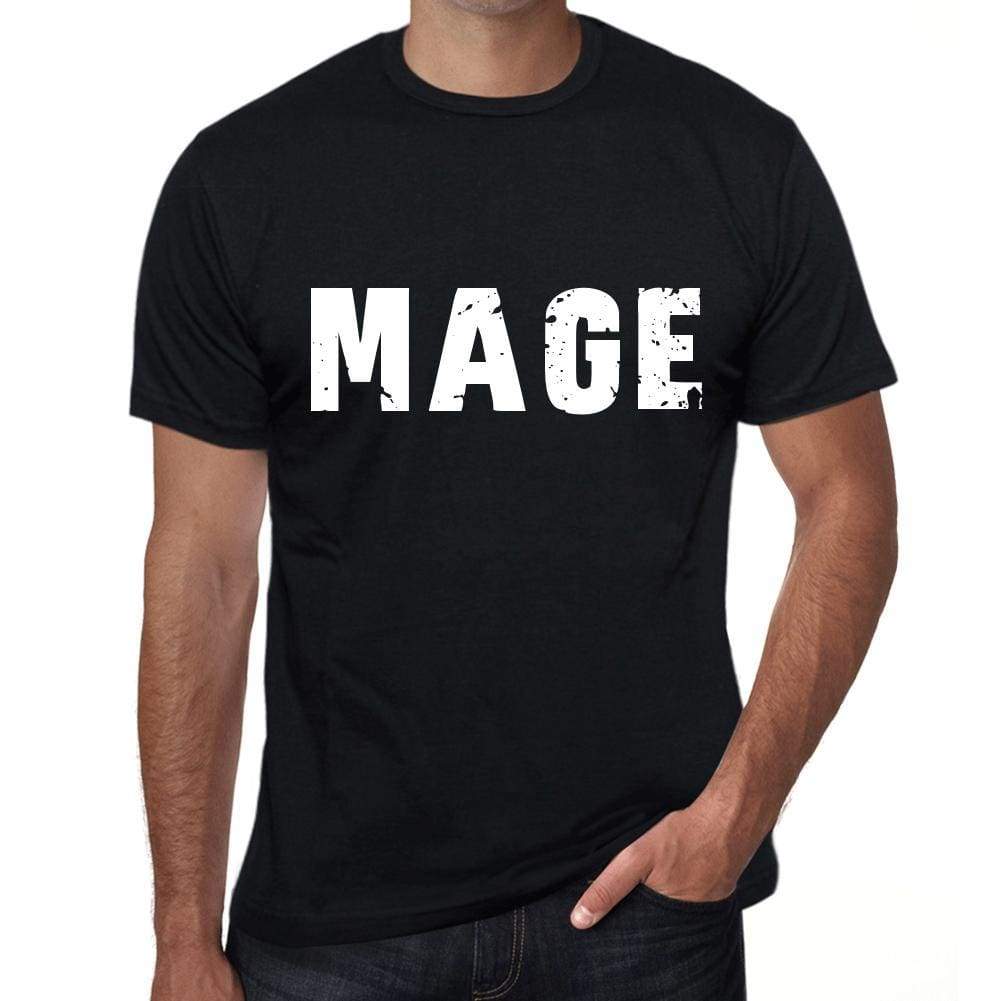 Mens Tee Shirt Vintage T Shirt Mage X-Small Black 00557 - Black / Xs - Casual