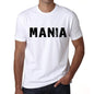 Mens Tee Shirt Vintage T Shirt Mania X-Small White - White / Xs - Casual
