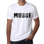 Mens Tee Shirt Vintage T Shirt Musse X-Small White - White / Xs - Casual