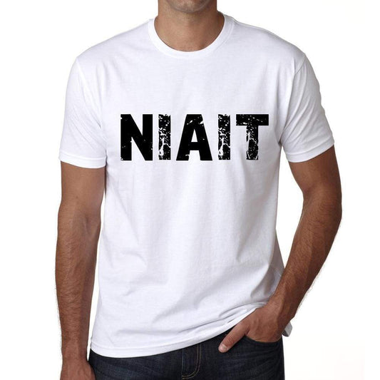 Mens Tee Shirt Vintage T Shirt Niait X-Small White - White / Xs - Casual