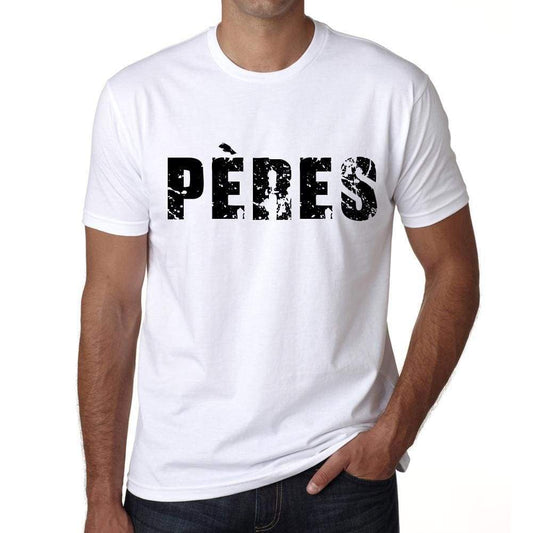 Mens Tee Shirt Vintage T Shirt Pères X-Small White - White / Xs - Casual