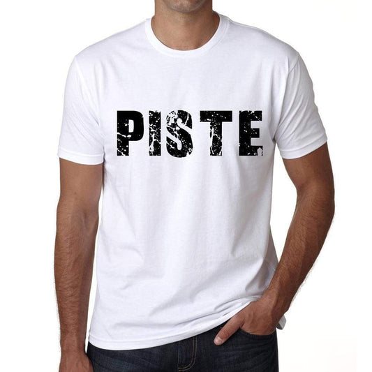 Mens Tee Shirt Vintage T Shirt Piste X-Small White - White / Xs - Casual