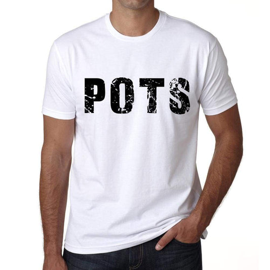 Mens Tee Shirt Vintage T Shirt Pots X-Small White 00560 - White / Xs - Casual