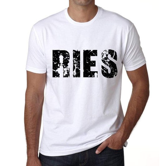 Mens Tee Shirt Vintage T Shirt Ries X-Small White 00560 - White / Xs - Casual