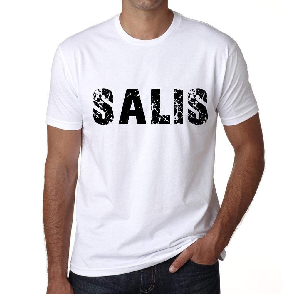 Mens Tee Shirt Vintage T Shirt Salis X-Small White - White / Xs - Casual