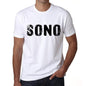 Mens Tee Shirt Vintage T Shirt Sono X-Small White 00560 - White / Xs - Casual