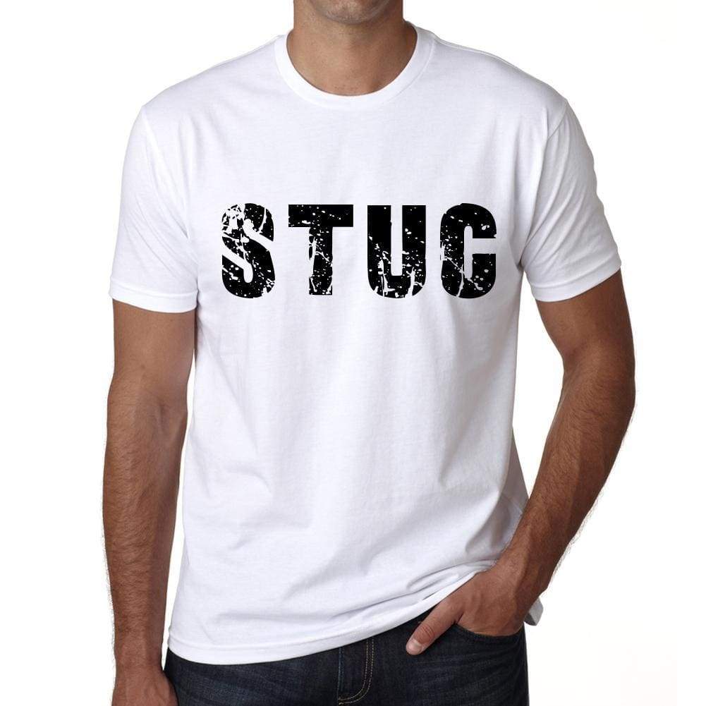 Mens Tee Shirt Vintage T Shirt Stuc X-Small White 00560 - White / Xs - Casual