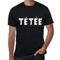 Mens Tee Shirt Vintage T Shirt Tétée X-Small Black 00558 - Black / Xs - Casual