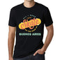 Mens Vintage Tee Shirt Graphic T Shirt Buenos Aires Black - Black / Xs / Cotton - T-Shirt