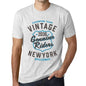 Mens Vintage Tee Shirt Graphic T Shirt Genuine Riders 2036 Vintage White - Vintage White / Xs / Cotton - T-Shirt