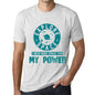 Mens Vintage Tee Shirt Graphic T Shirt I Need More Space For My Power Vintage White - Vintage White / Xs / Cotton - T-Shirt