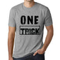 Mens Vintage Tee Shirt Graphic T Shirt One Trick Grey Marl - Grey Marl / Xs / Cotton - T-Shirt