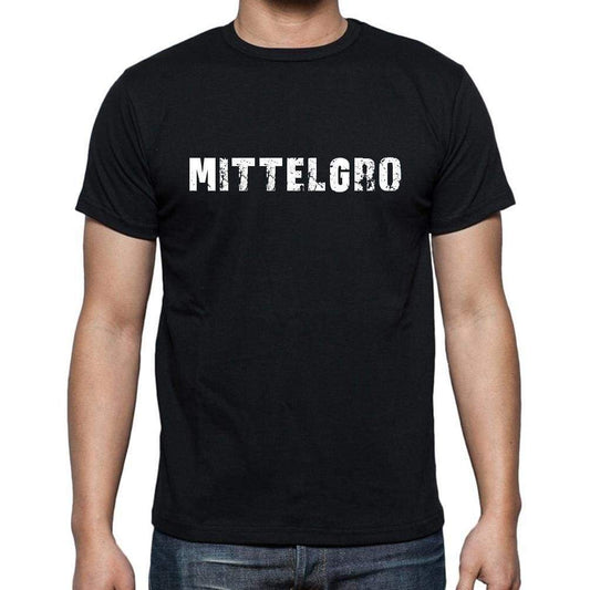 Mittelgro Mens Short Sleeve Round Neck T-Shirt - Casual