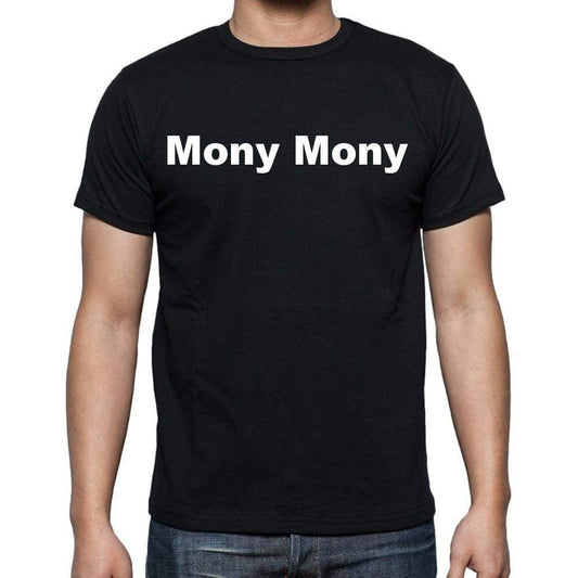 Mony Mony Mens Short Sleeve Round Neck T-Shirt - Casual