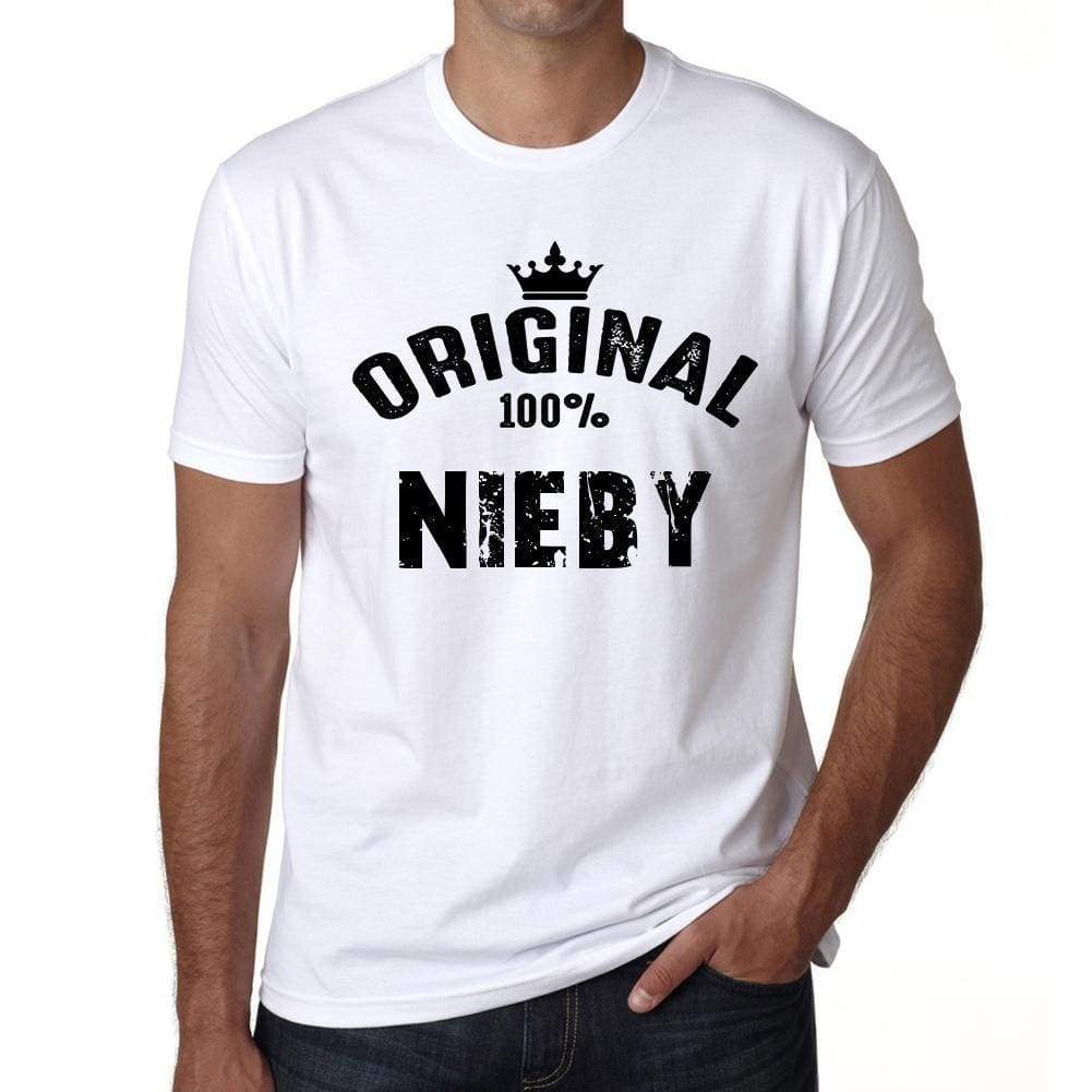 Nieby Mens Short Sleeve Round Neck T-Shirt - Casual
