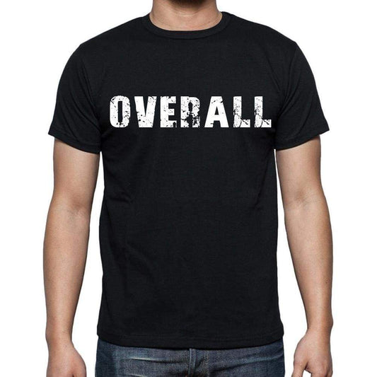 Overall Mens Short Sleeve Round Neck T-Shirt Black T-Shirt En