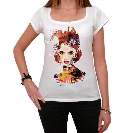 Paper Colored Girl Punk T-shirt for women,short sleeve,cotton tshirt,women t shirt,gift - Emmett