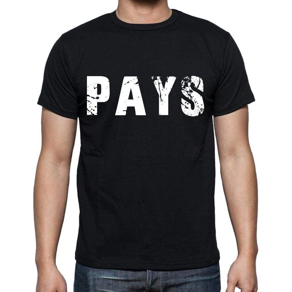 Pays Mens Short Sleeve Round Neck T-Shirt 00016 - Casual