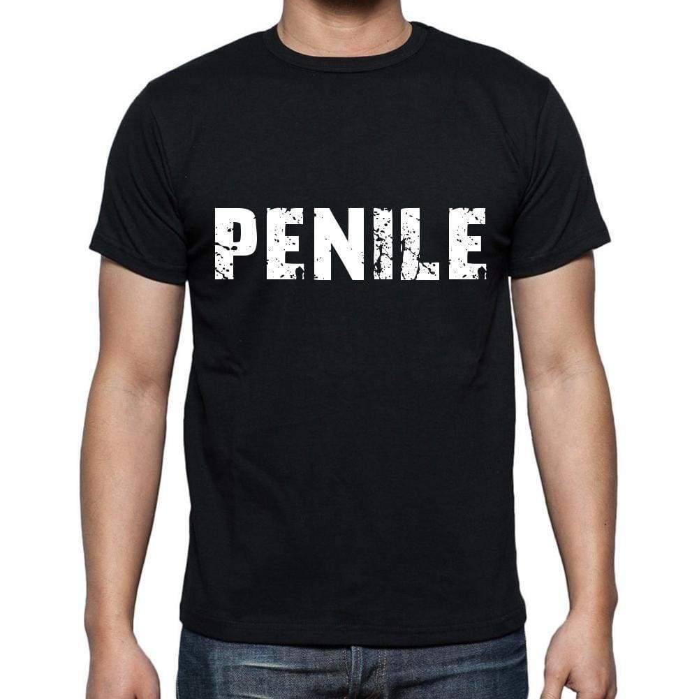 Penile Mens Short Sleeve Round Neck T-Shirt 00004 - Casual