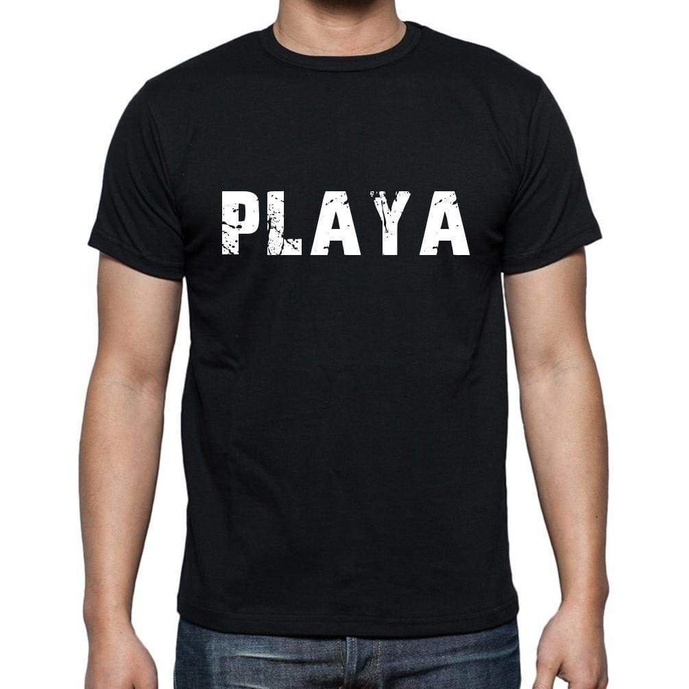 Playa Mens Short Sleeve Round Neck T-Shirt - Casual