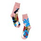 Hip-hop Socks Women Autumn Cotton Cartoon Pattern Print Middle Tube Sox Breathable Personality Street Socks Adult Slim