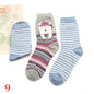 2 paar 2020 Frühling Herbst Nette Socken Frauen Weihnachten Geschenk Box Baumwolle Socken Cartoon Print Kreative Mode Kurze Glückliche Socken für Mädchen