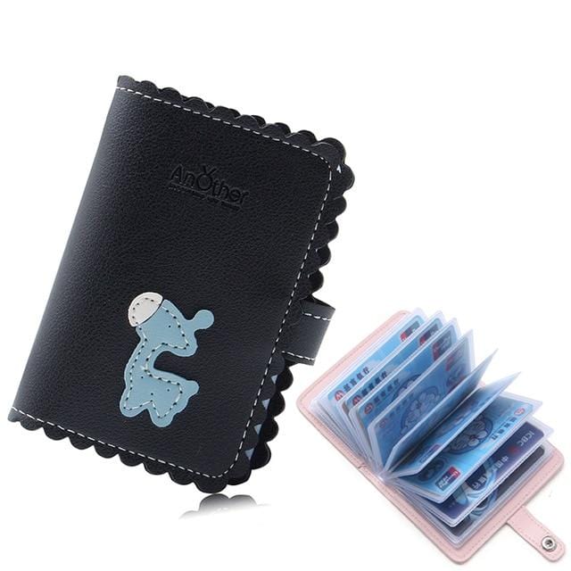 APP BLOG Women Men Passport Cover ID Credit Business Cards Holder Wallet Card Bag Case Femme Carteira Mujer For Documents 2018