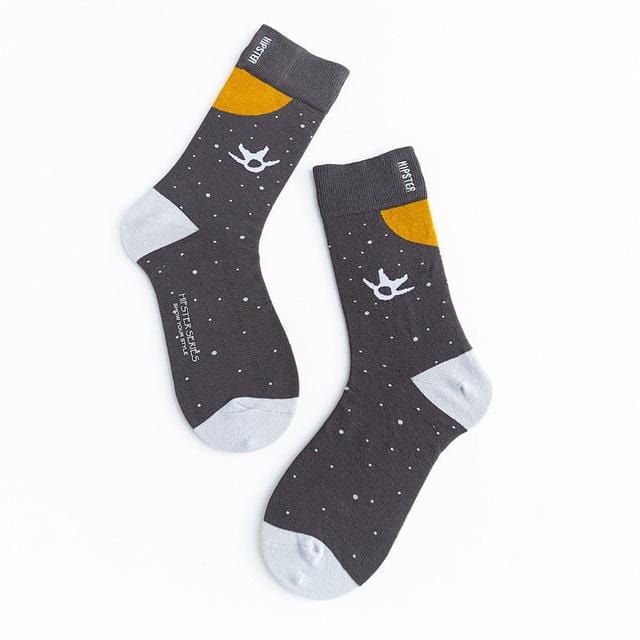 Unisex Malerei Stil Männer Socken 100 Baumwolle Harajuku Bunte Volle Socken Männer 1 Paar Geschenke Größe 35-43