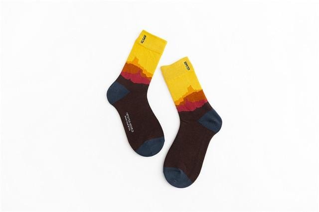 Unisex Malerei Stil Männer Socken 100 Baumwolle Harajuku Bunte Volle Socken Männer 1 Paar Geschenke Größe 35-43