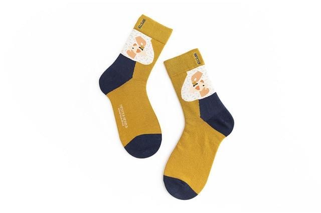 Unisex Malerei Stil Männer Socken 100 Baumwolle Harajuku Bunte Volle Socken Männer 1 Paar Geschenke Größe 35-43