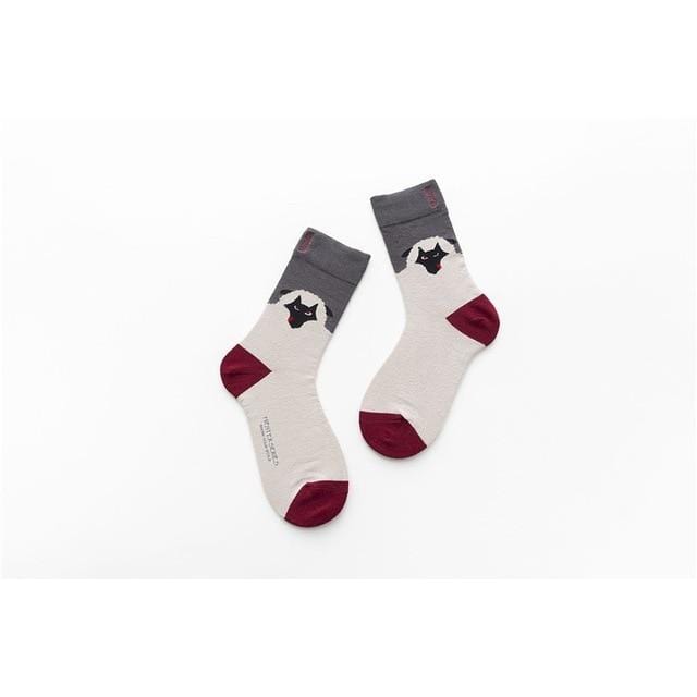 Unisex Malerei Stil Männer Socken 100 Baumwolle Harajuku Bunte Volle Socken Männer 1 Paar Geschenke Größe 35-43