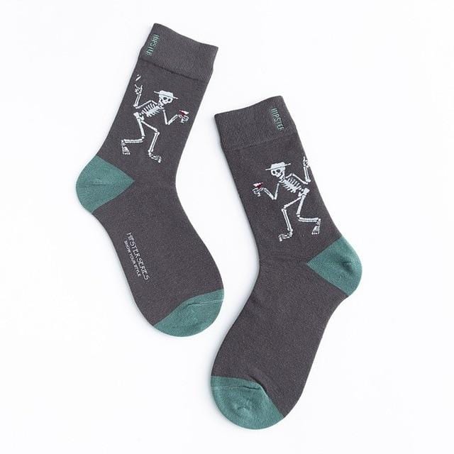 Unisex Malerei Stil Männer Socken 100 Baumwolle Harajuku Bunte Volle Socken Männer 1 Paar Geschenke Größe 35-43