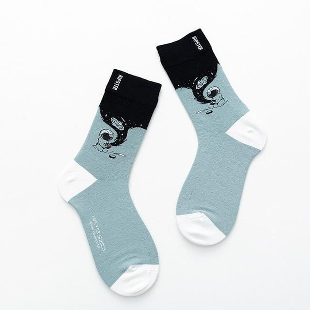 Unisex Malerei Stil Männer Socken 100 Baumwolle Harajuku Bunte Volle Socken Männer 1 Paar Geschenke Größe 35-43